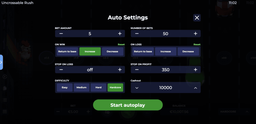 Autoplay Interface Screenshot