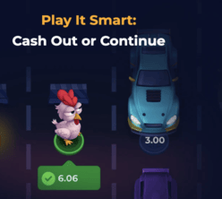 Cash Out Interface in Uncrossable Rush